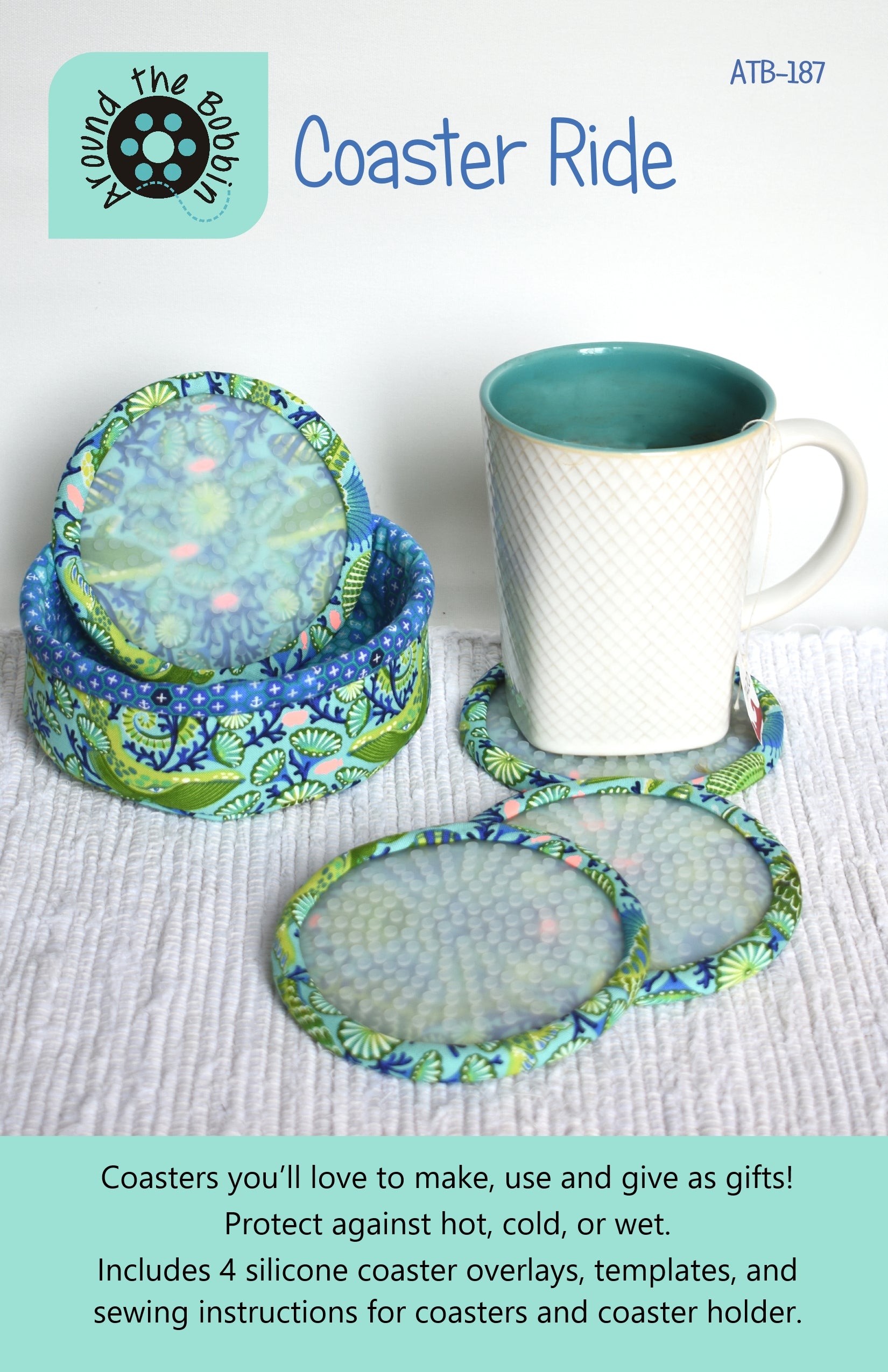 Hot Stuff Everyday Mitt Green Sewing Pattern from Around The Bobbin