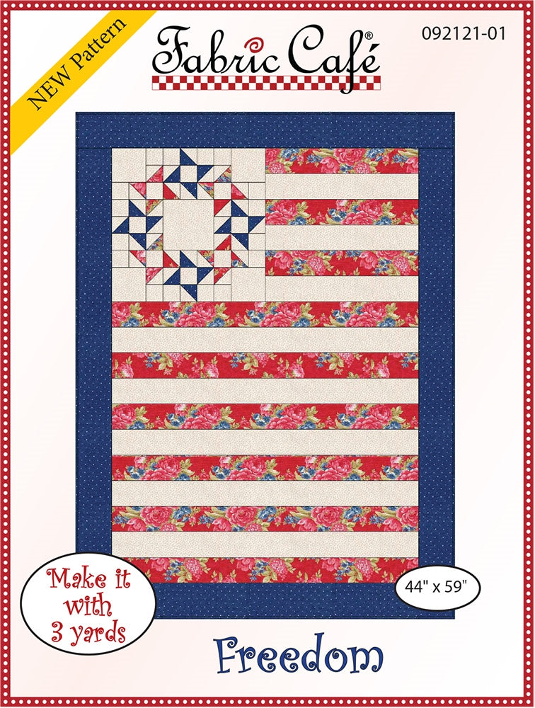 Fabric Cafe Make It Patriotic with 3-Yard Quilts