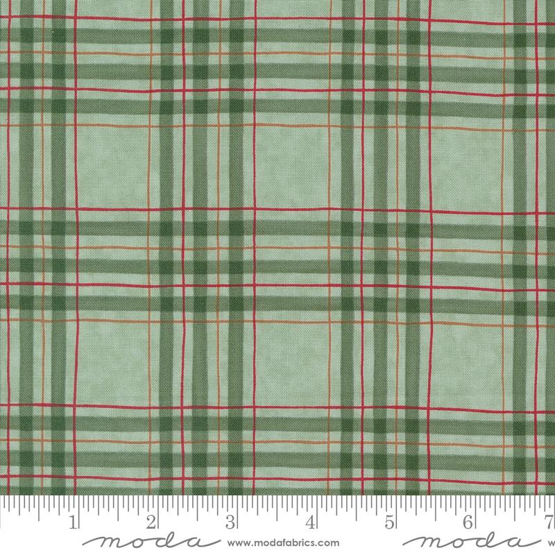 Woodland Winter - Woodland Plaid, Eucalyptus - 56098-16