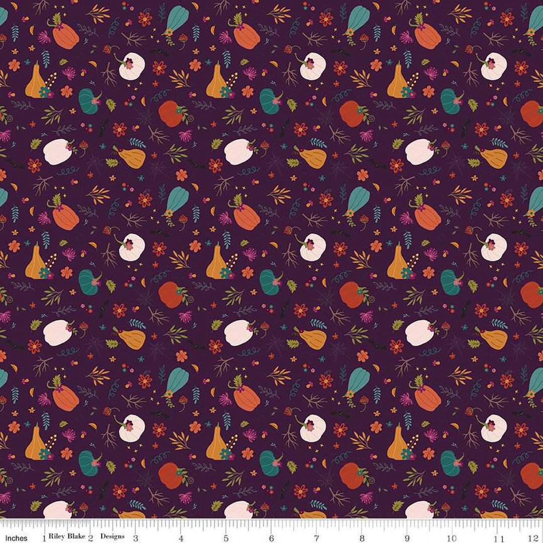 Little Witch - Pumpkin Patch, Purple - C14563-PURPLE