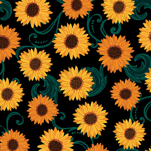 Gather Together - Sunflower Dance, Black - 14463-12