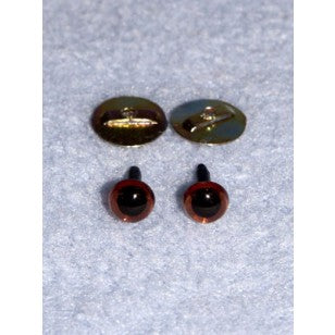 Animal Eyes 2 pairs - 6mm, Deep Brown