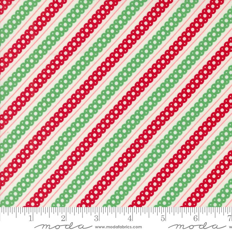 Kitty Christmas - Stripe, Snow - 31205-11