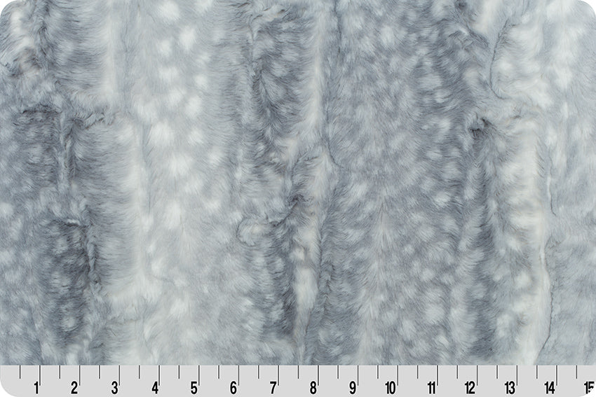 Luxe Cuddle - Fawn, Silver - 2yd cut