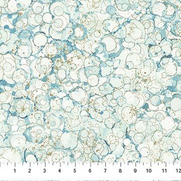 Midas Touch - Bubble Texture, Blue/Sage - DM26834-41