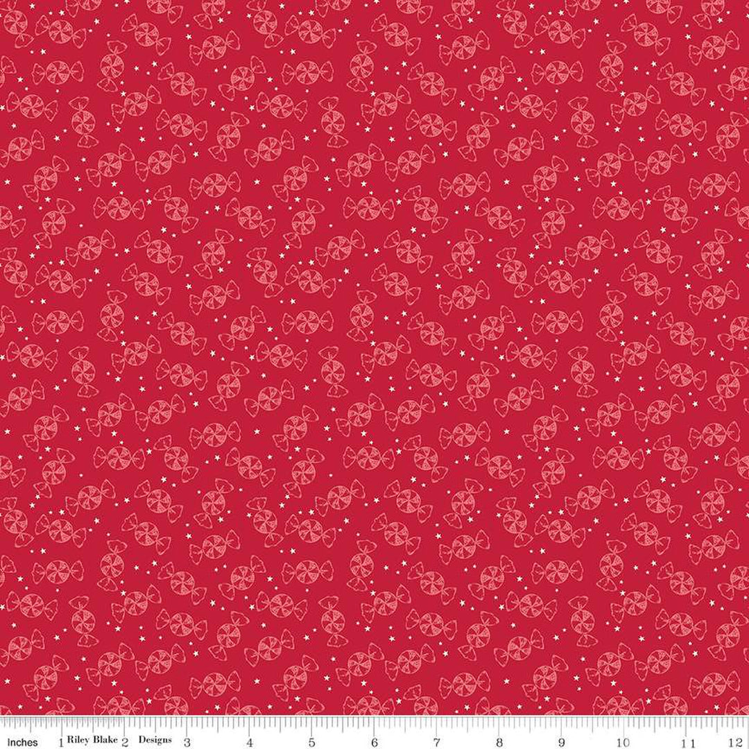 Merry Little Christmas - Peppermint, Red - C14846-RED