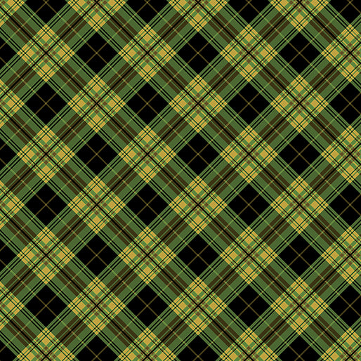 Cider House - Autumn Plaid, Black/Olive - 14618-44