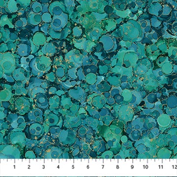 Midas Touch - Bubble Texture, Teal - DM26834-66