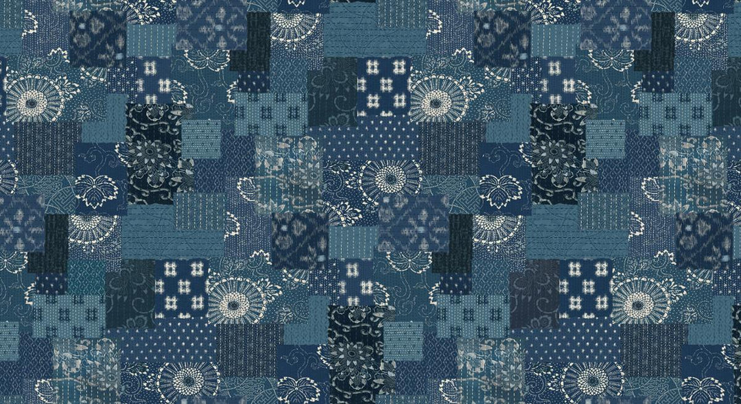 Indigo Blooming - Koraju, Navy - 48098-12