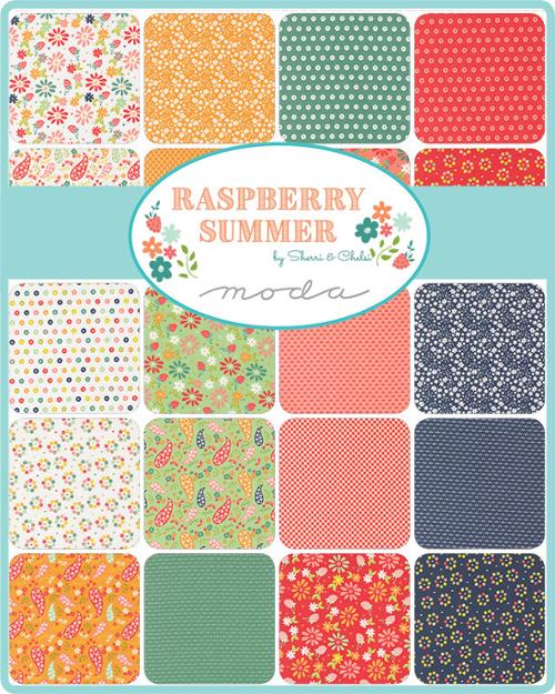 Moda Charm Pack - Raspberry Summber - 42 5" x 5" squares