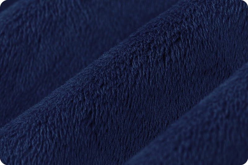 Classic Solid Cuddle - C390, Midnight Blue - 3yd cut