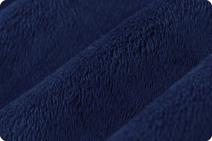 Classic Solid Cuddle - C390, Midnight Blue - 3yd cut