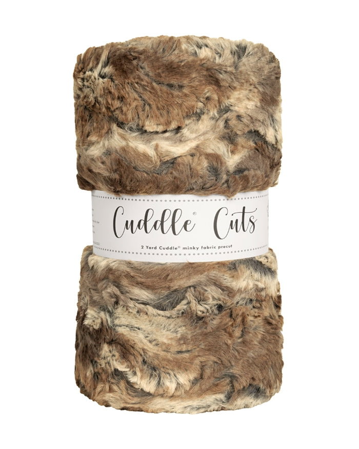 Luxe Cuddle - Wild Rabbit, Driftwood - 2yd cut