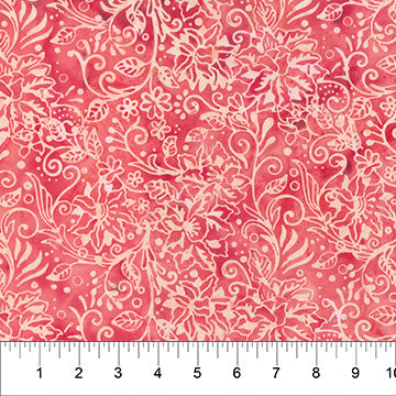 Dandelion Wishes - Stylized Floral, Blush - 83041-21 - Banyan Batiks