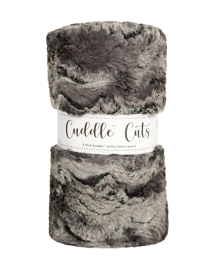 Luxe Cuddle - Wild Rabbit, Nine Iron - 2yd cut