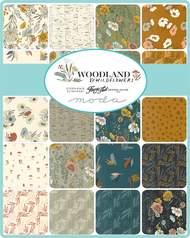 Woodland and Wildflowers - 34 piece Fat Quarter Bundle