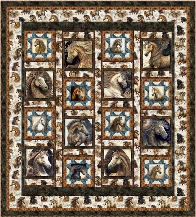 Stallion Song Quilt Pattern