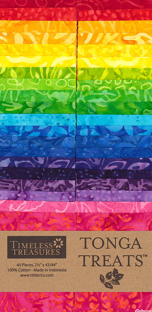 Tonga Treats Strip Set - Brightside - 40 - 2 1/2" strips