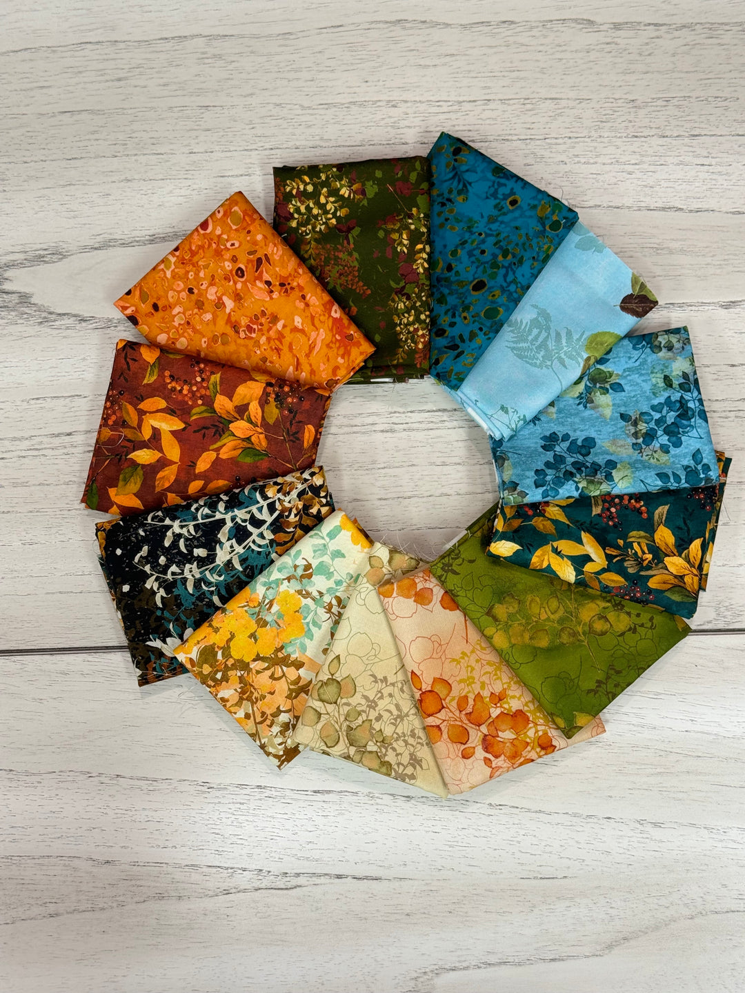 Fat Quarter Bundle - Sienna - set of 12