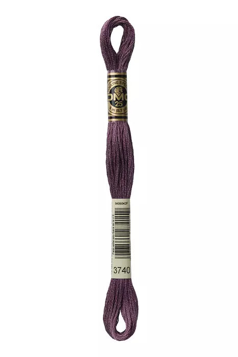 DMC 6 Strand Embroidery Floss - 3740 Gun Metal