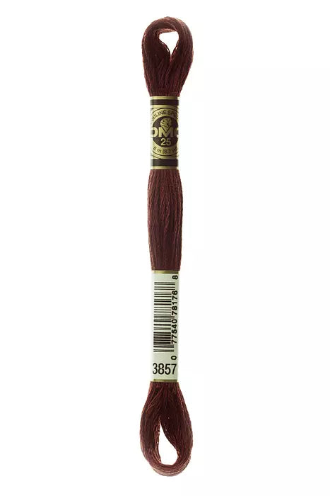 DMC 6 Strand Embroidery Floss - 3857 Oxblood