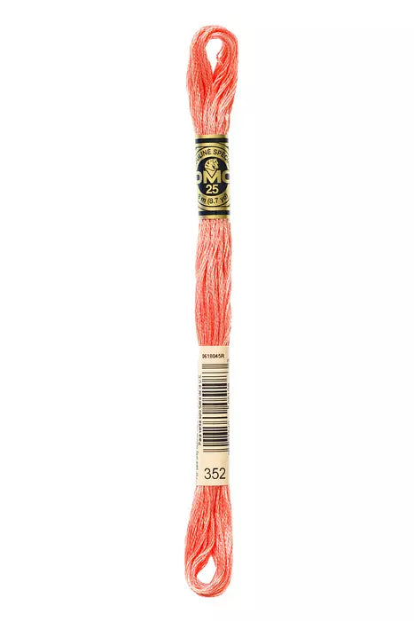 DMC 6 Strand Embroidery Floss - 352 Salmon