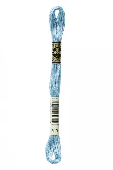 DMC 6 Strand Embroidery Floss - 519 Bluish Spray