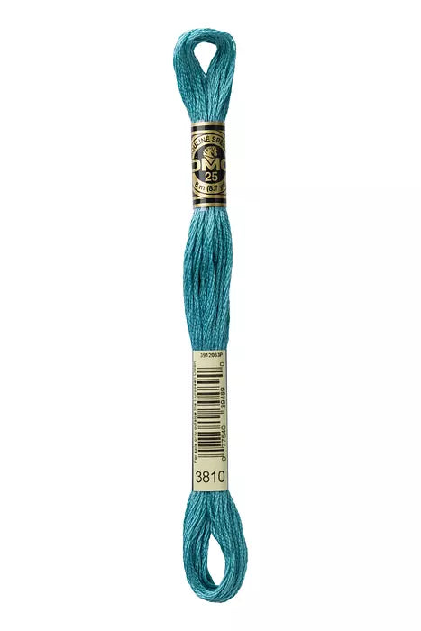 DMC 6 Strand Embroidery Floss - 3810 Persian Blue