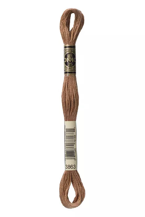 DMC 6 Strand Embroidery Floss - 3863 Otter