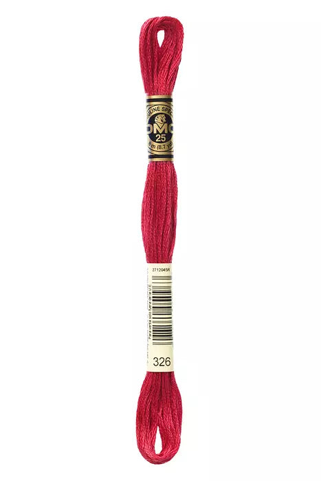 DMC 6 Strand Embroidery Floss - 326 Rhubarb