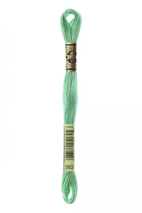 DMC 6 Strand Embroidery Floss - 563 Celedon