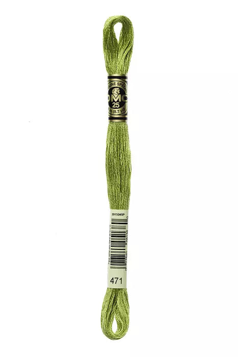 DMC 6 Strand Embroidery Floss - 471 Tarragon