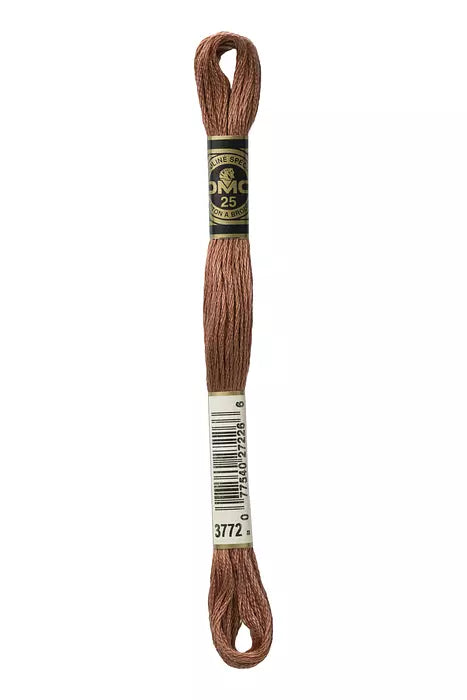 DMC 6 Strand Embroidery Floss - 3772 Glazed Chestnut