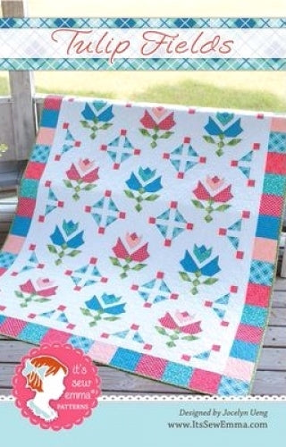 Tulips Fields Quilt Pattern by Its Sew Emma - Quilt in a Day Pattern