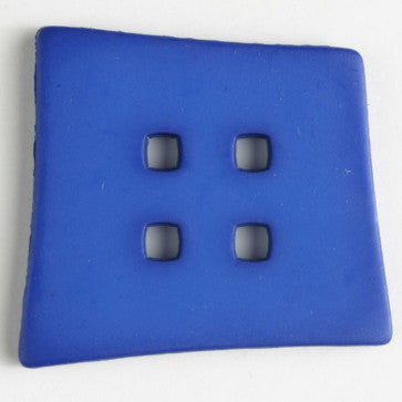 Dill Button 55mm Square Royal