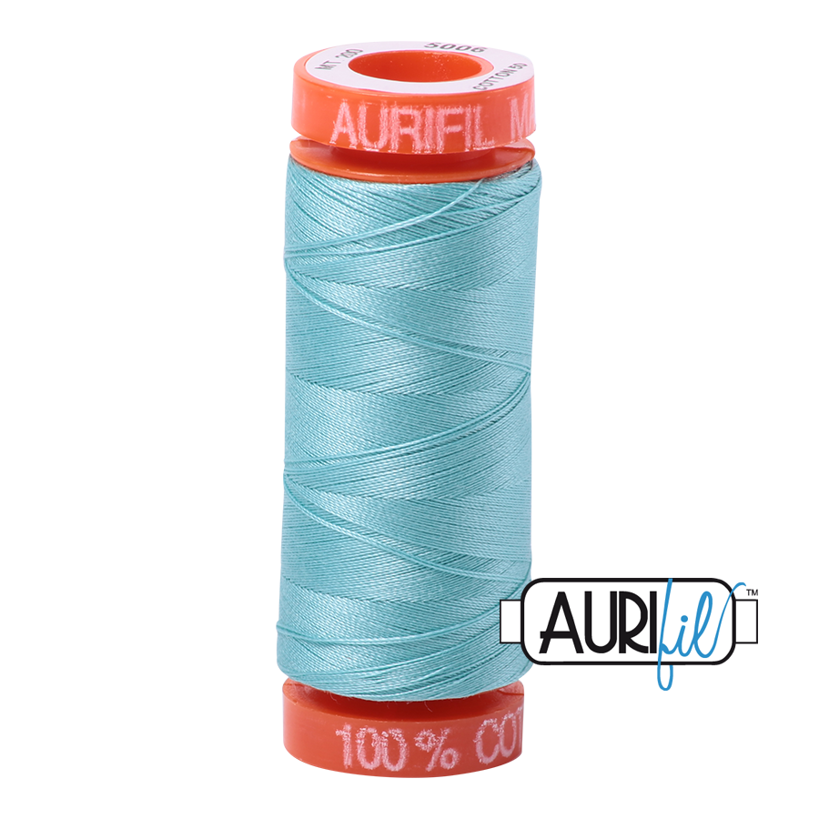 #5006 Light Turquoise Aurifil Cotton Thread