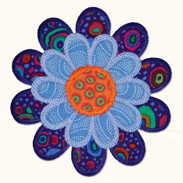 Just Flowers-  Machine Embroidery Pattern