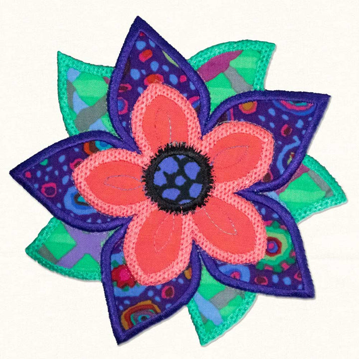 Just Flowers-  Machine Embroidery Pattern