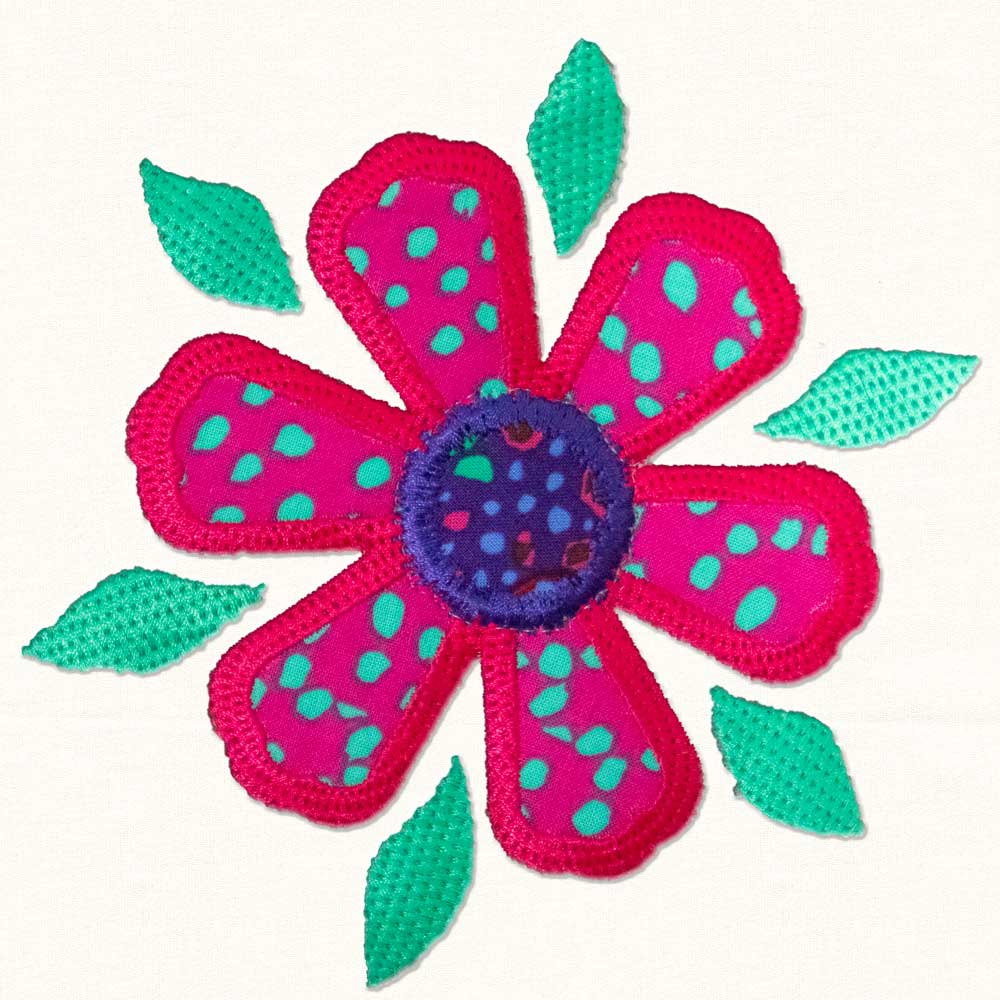 Machine Embroidery Design, Flower Pattern