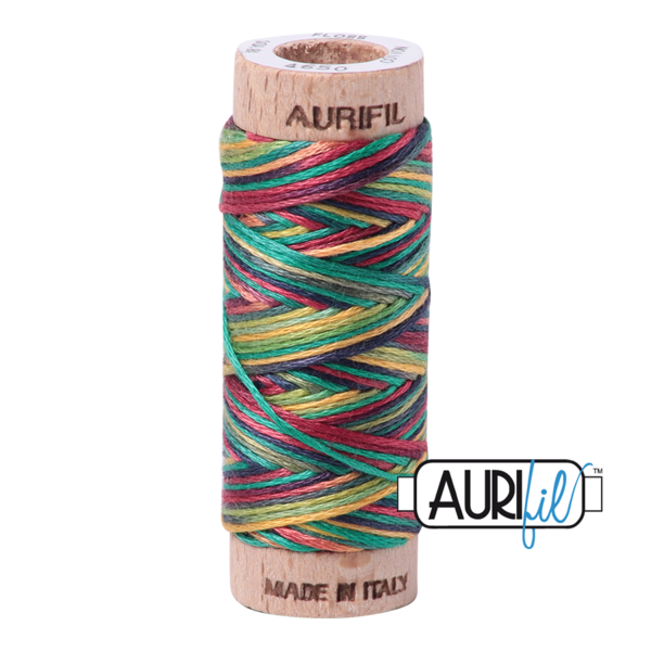 #4650 Leaves Variegated Aurifil Cotton Thread